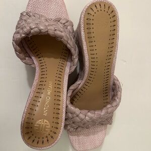 Antonio Melani Magee Braided Raffia Wedges